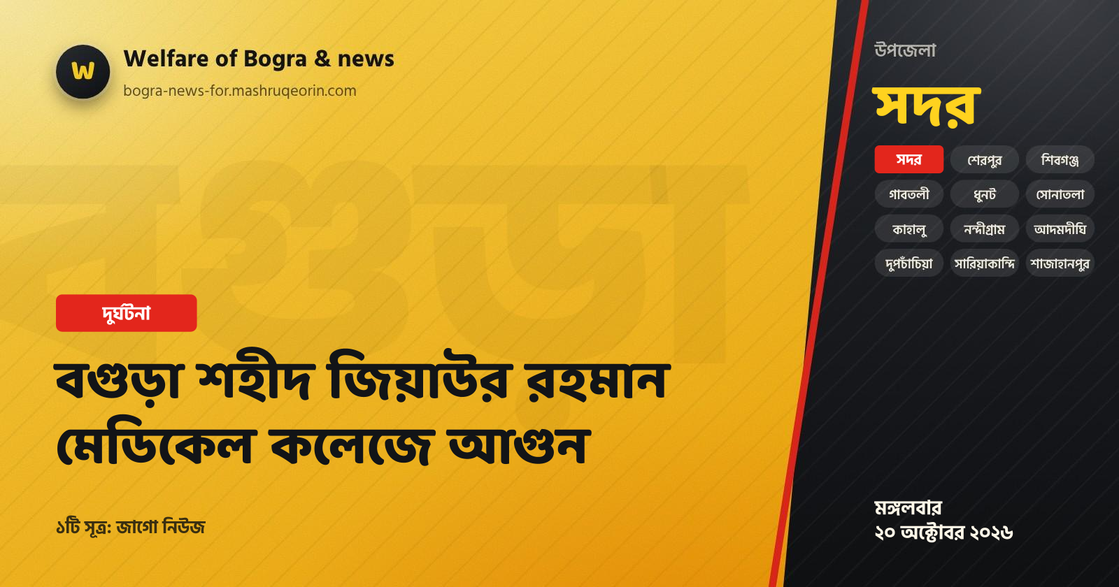 Fire breaks out at Bogura SZMC hospital operation theatre